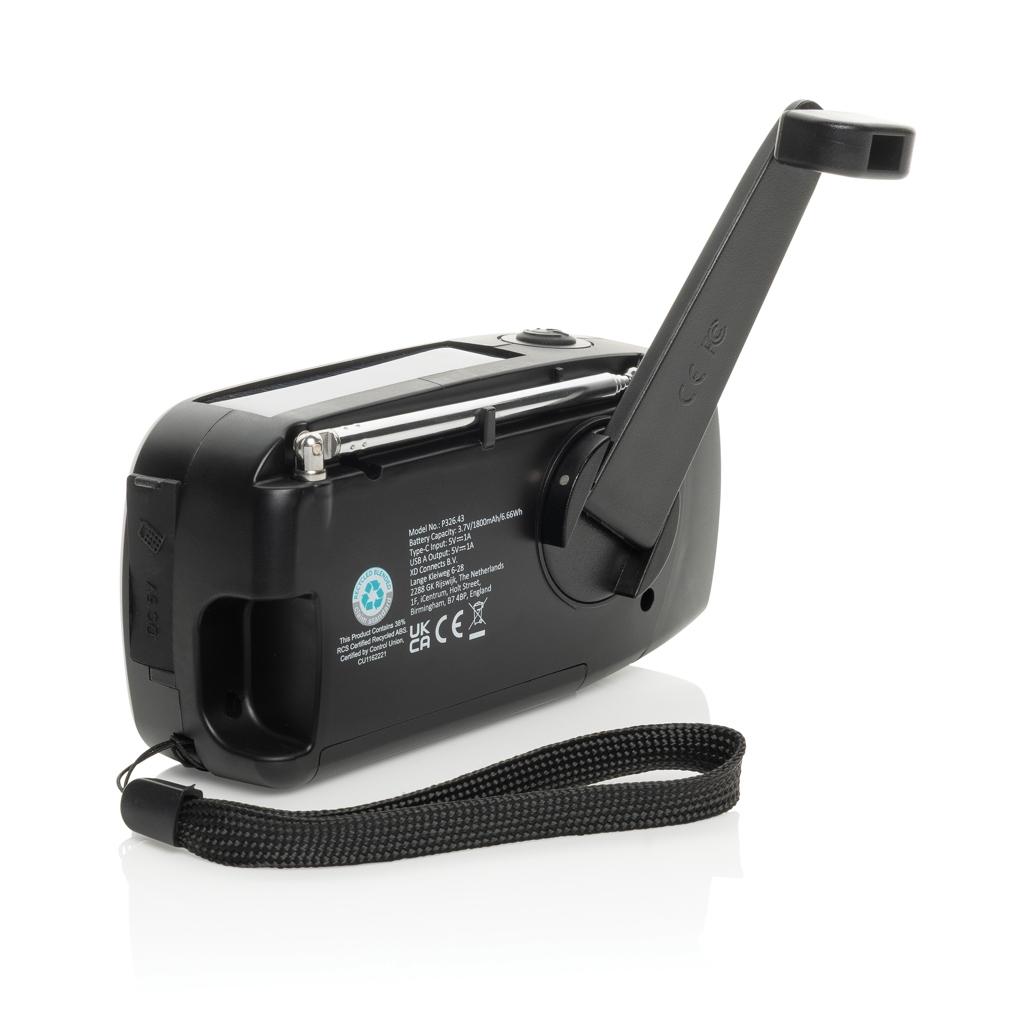 Radio urgență RescueWave black