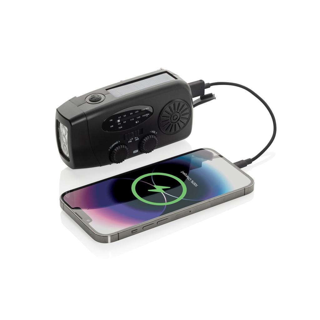 Radio urgență RescueWave black