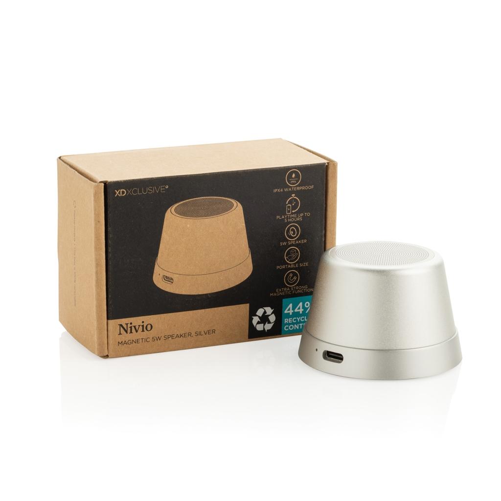 Boxă magnetică 5W Nivio silver