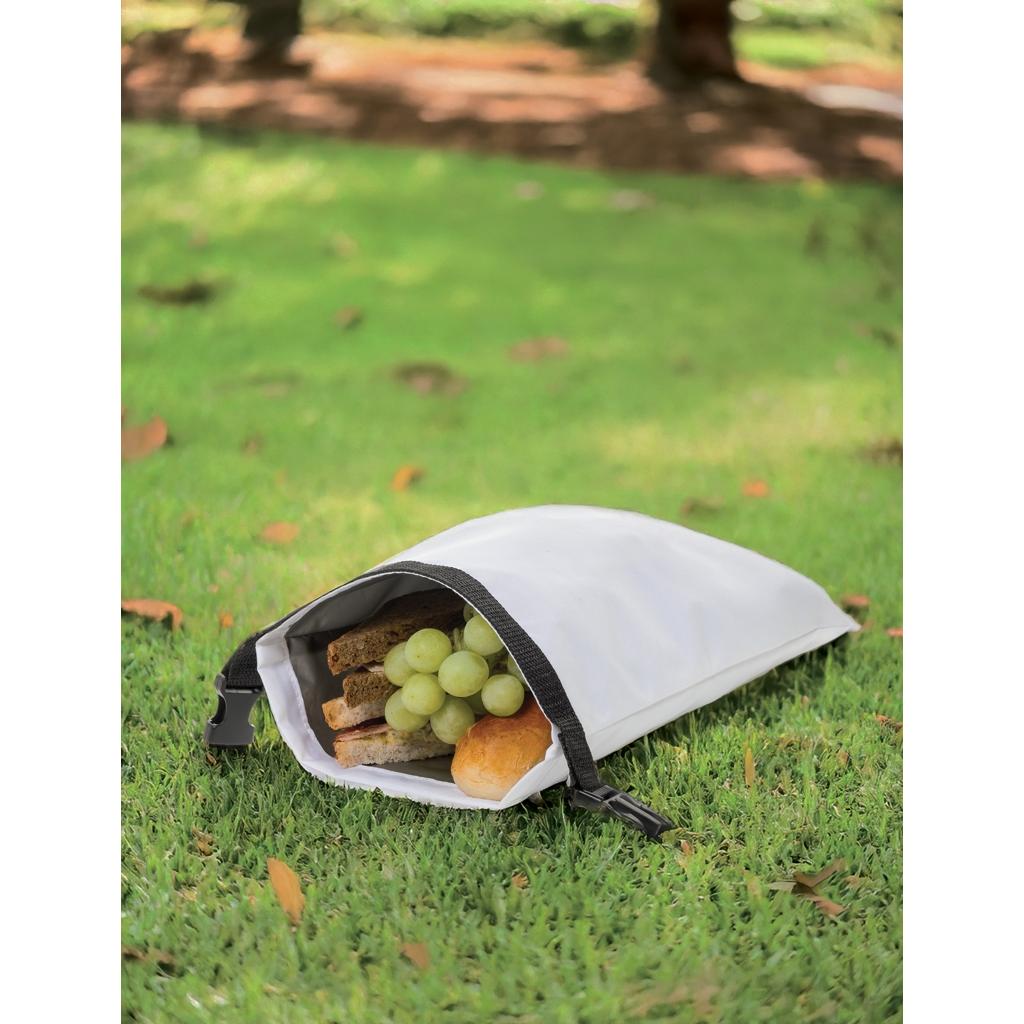 Geantă prânz pliabilă Snackstrap transparent