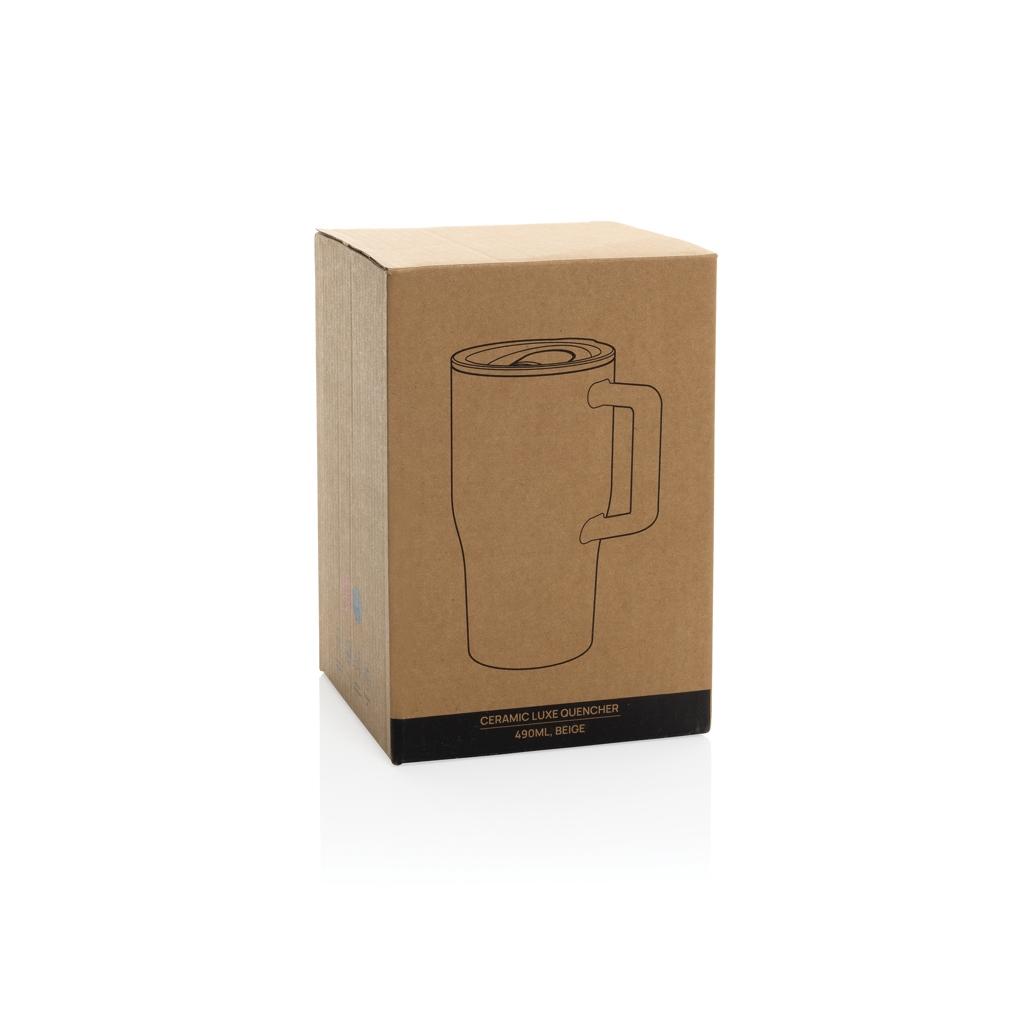 Pahar Ceramic Luxe 490 ml black