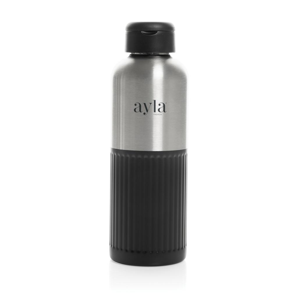 Sticlă apă Ripple oțel 750 ml black