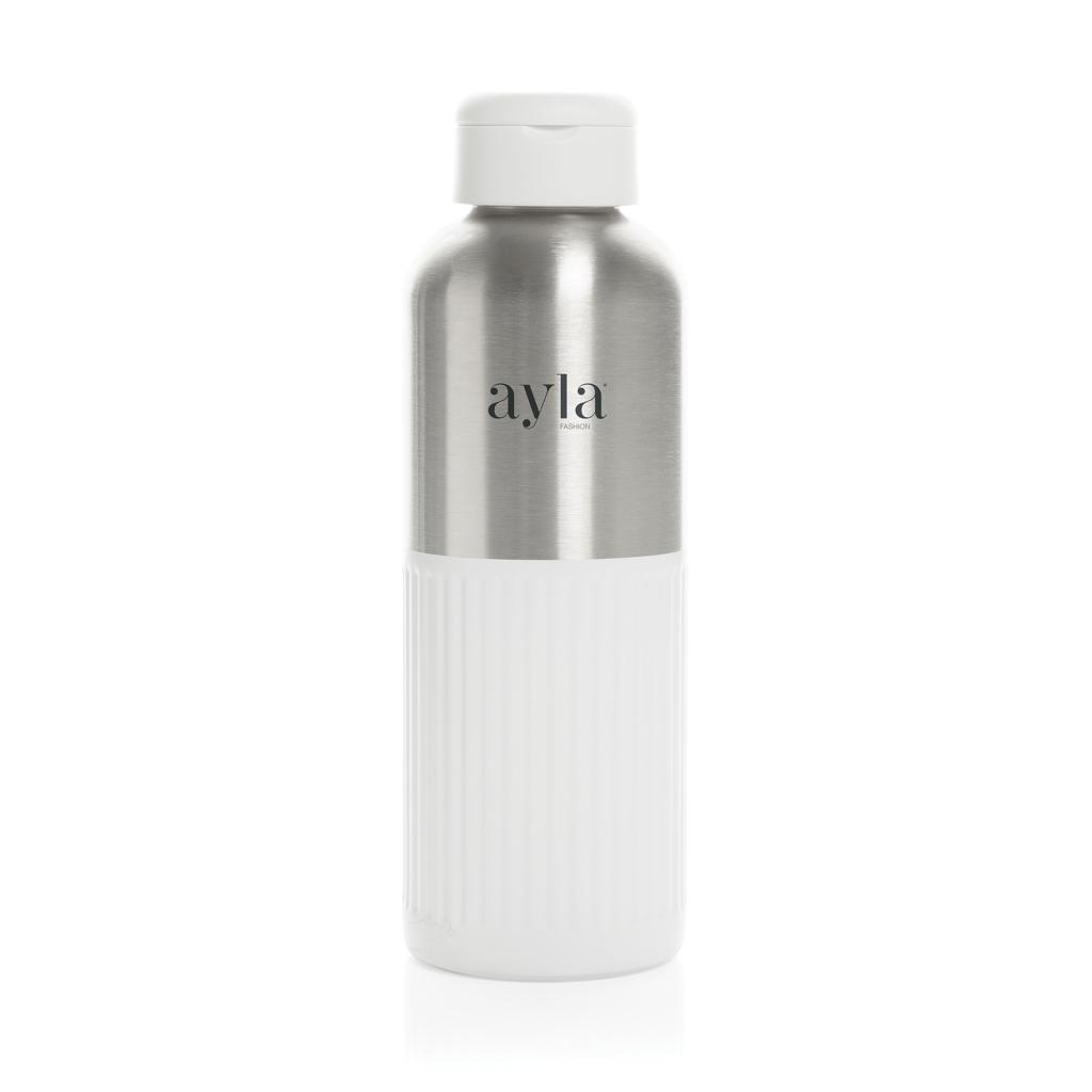 Sticlă apă Ripple oțel 750 ml transparent