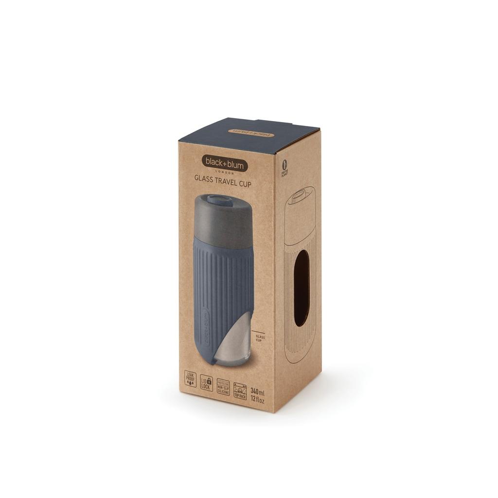 Pahar voiaj Black+Blum 340 ml grey
