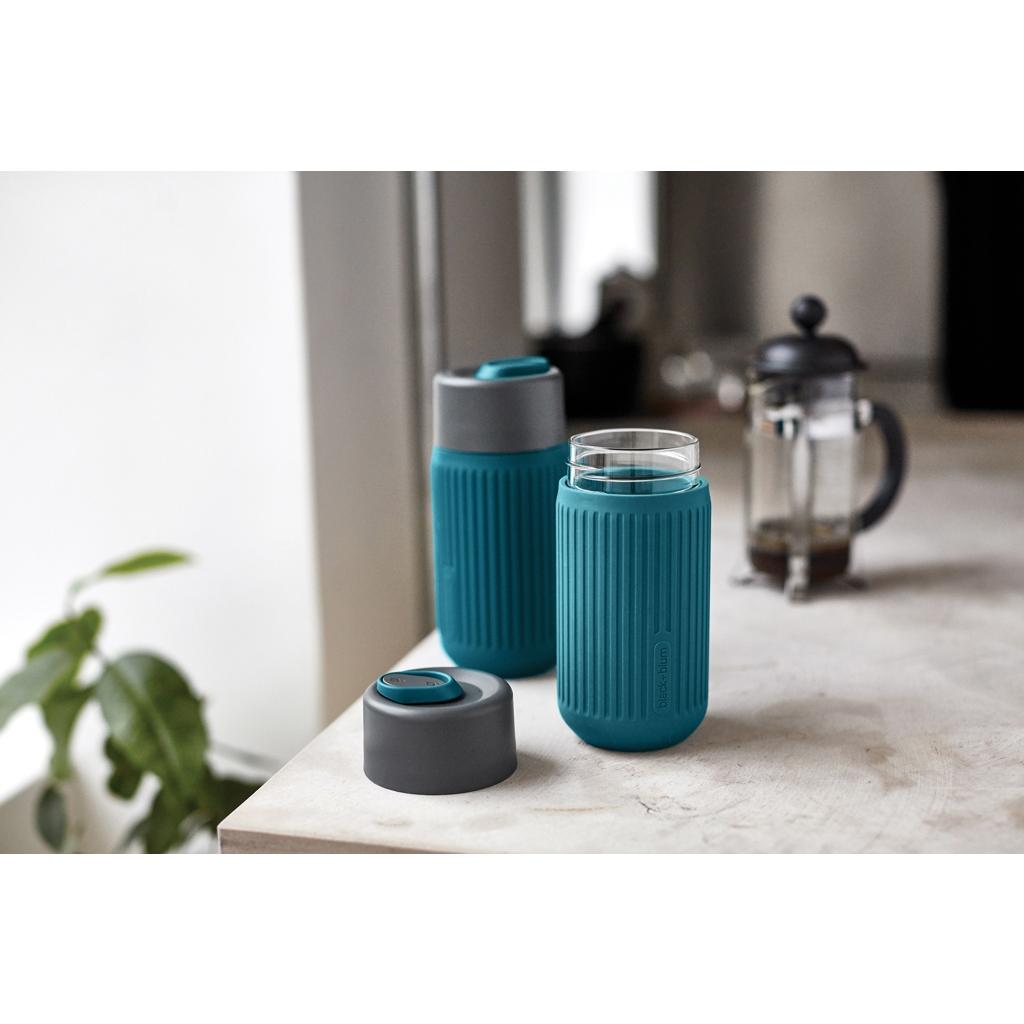 Pahar voiaj Black+Blum 340 ml turquoise