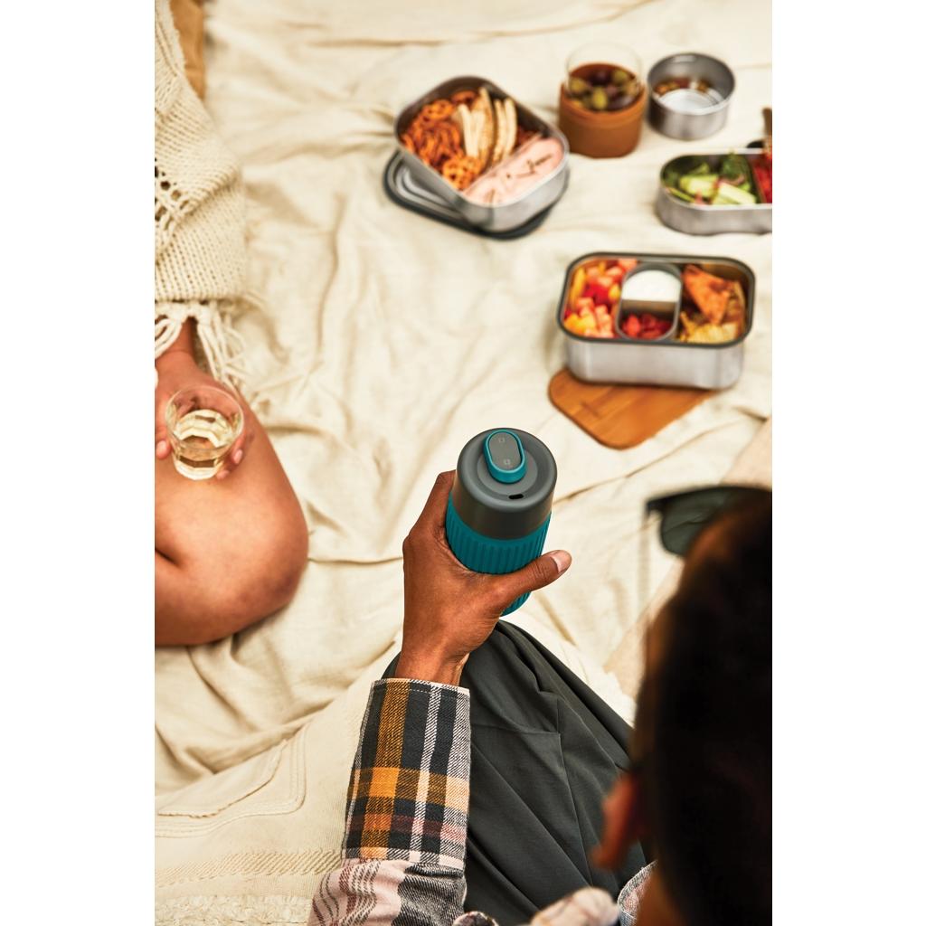 Pahar voiaj Black+Blum 340 ml turquoise