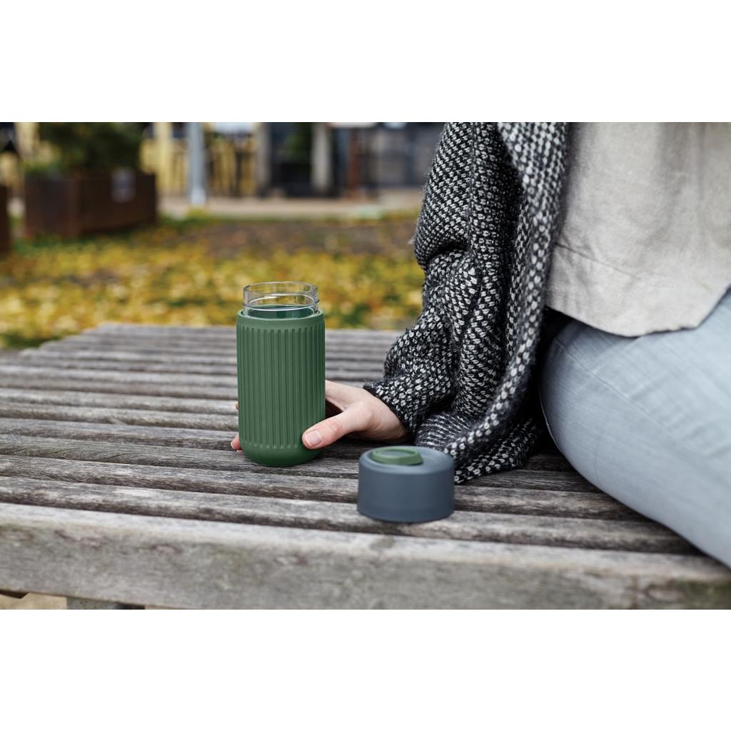 Pahar voiaj Black+Blum 340 ml olive green