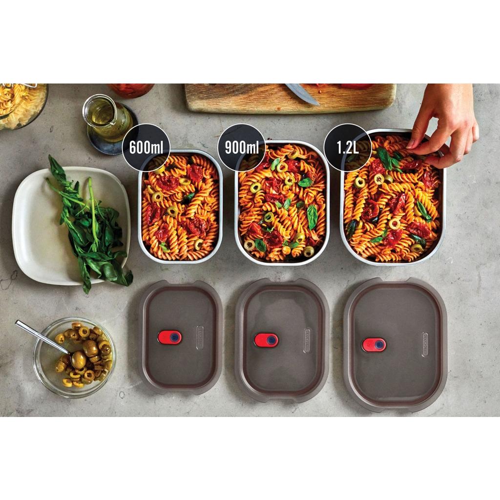 Set 3 caserole Black+Blum grey
