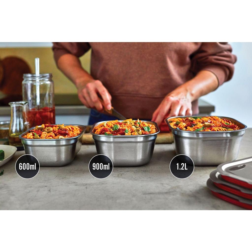 Set 3 caserole Black+Blum grey