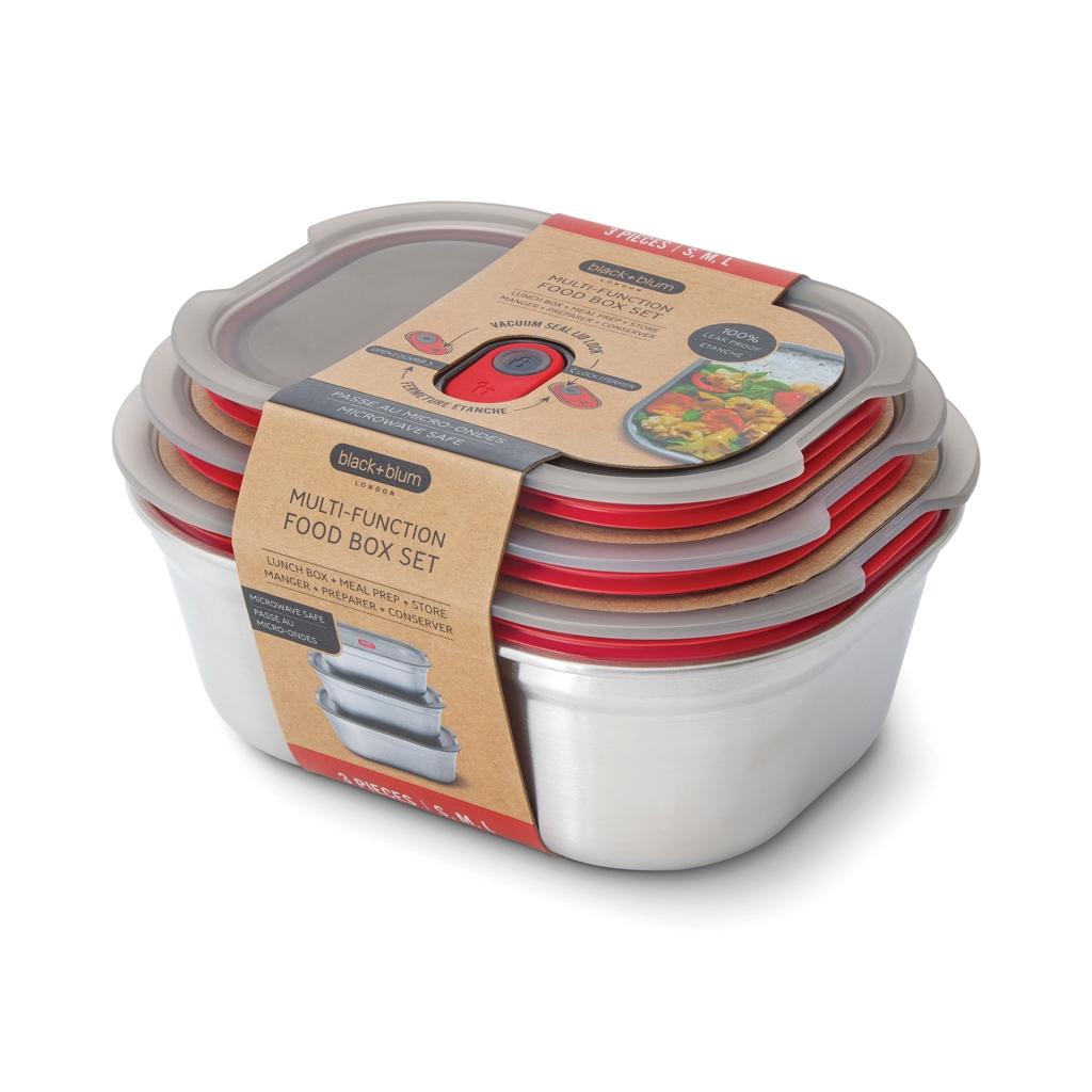 Set 3 caserole Black+Blum grey