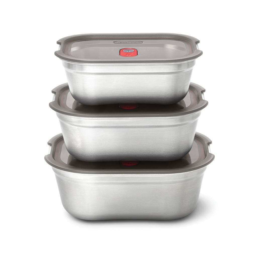 Set 3 caserole Black+Blum grey