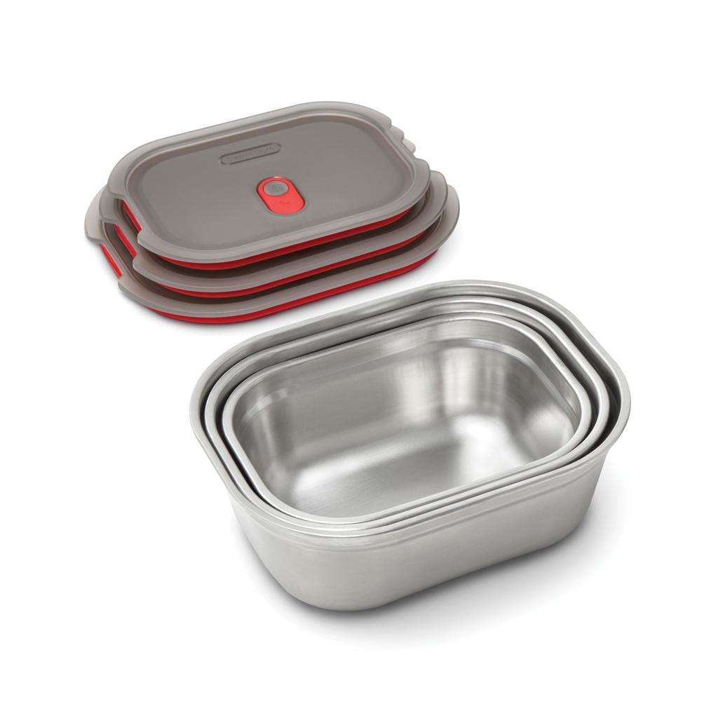 Set 3 caserole Black+Blum grey
