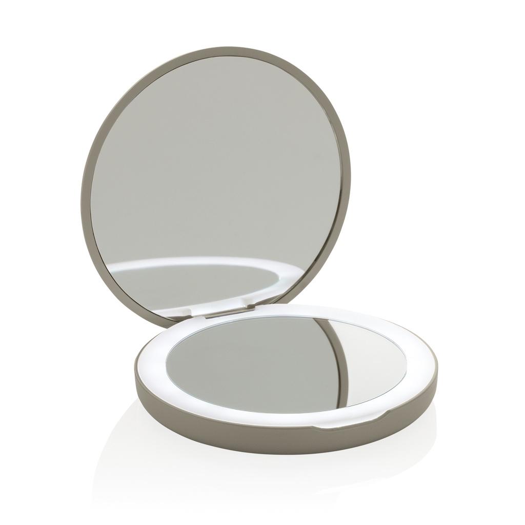 Oglindă machiaj LED Lumora beige
