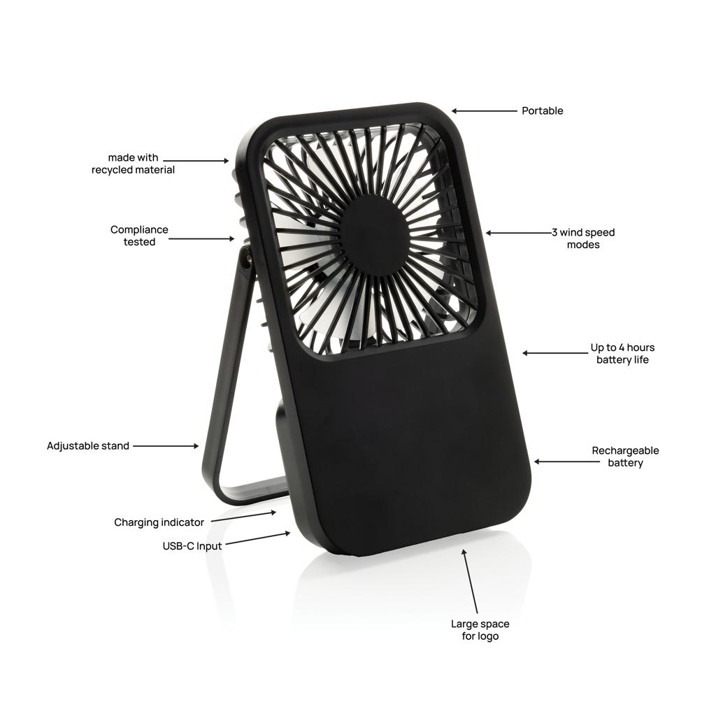 Ventilator birou Aervina black