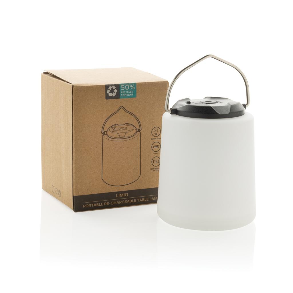 Lampă masă portabilă Limio transparent