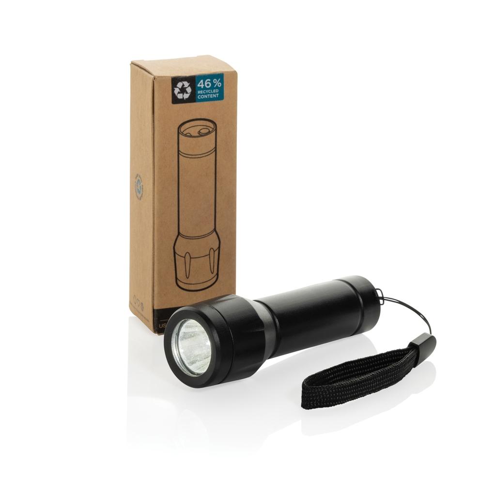 Lanternă Flara USB black