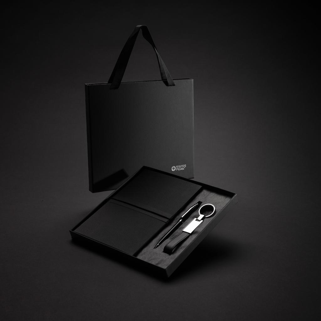 Set cadou business Swiss Peak black