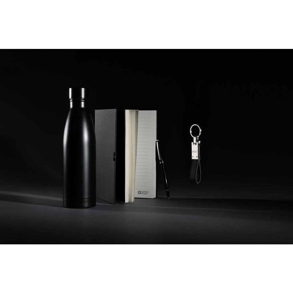 Set cadou Swiss Peak cu sticlă apă black