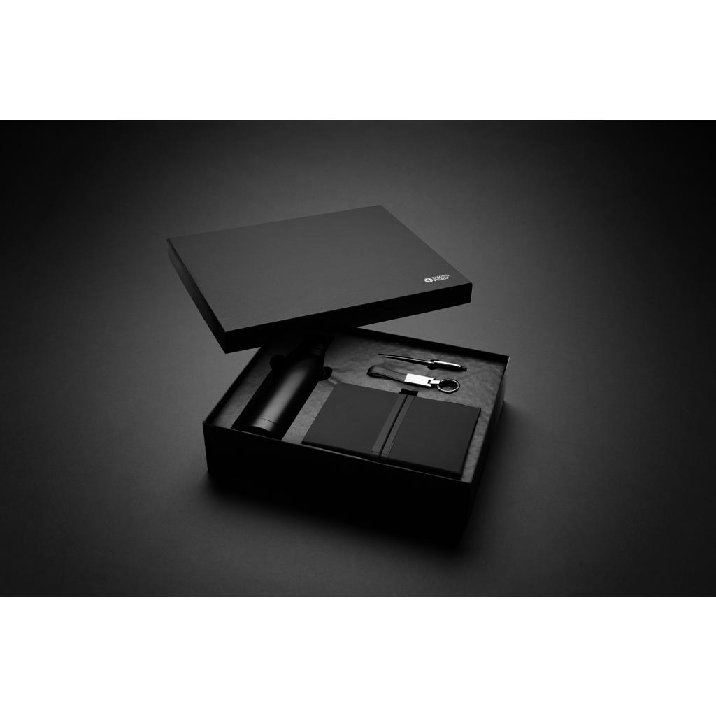 Set cadou Swiss Peak cu sticlă apă black