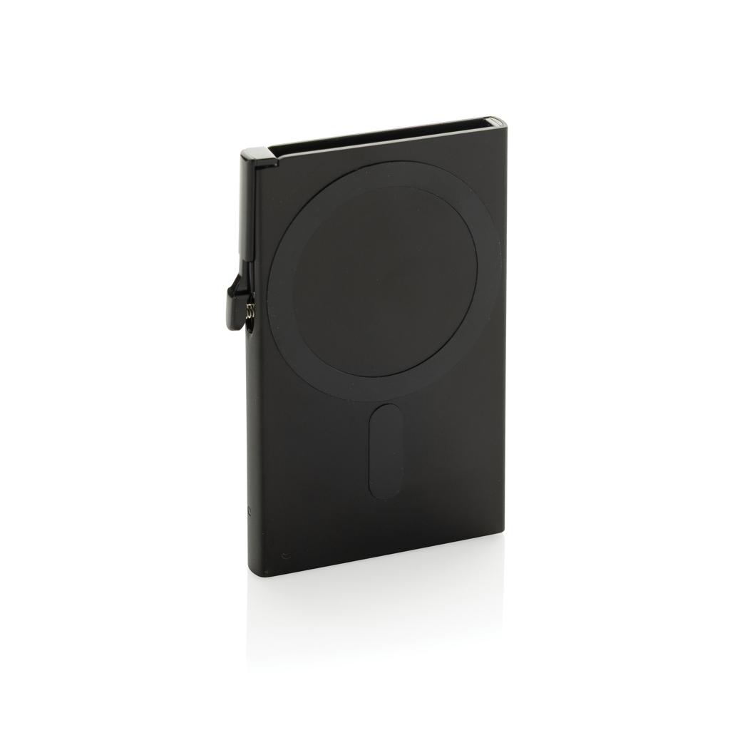 Suport carduri telefon magnetic black