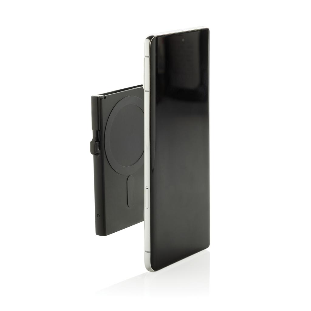 Suport carduri telefon magnetic black