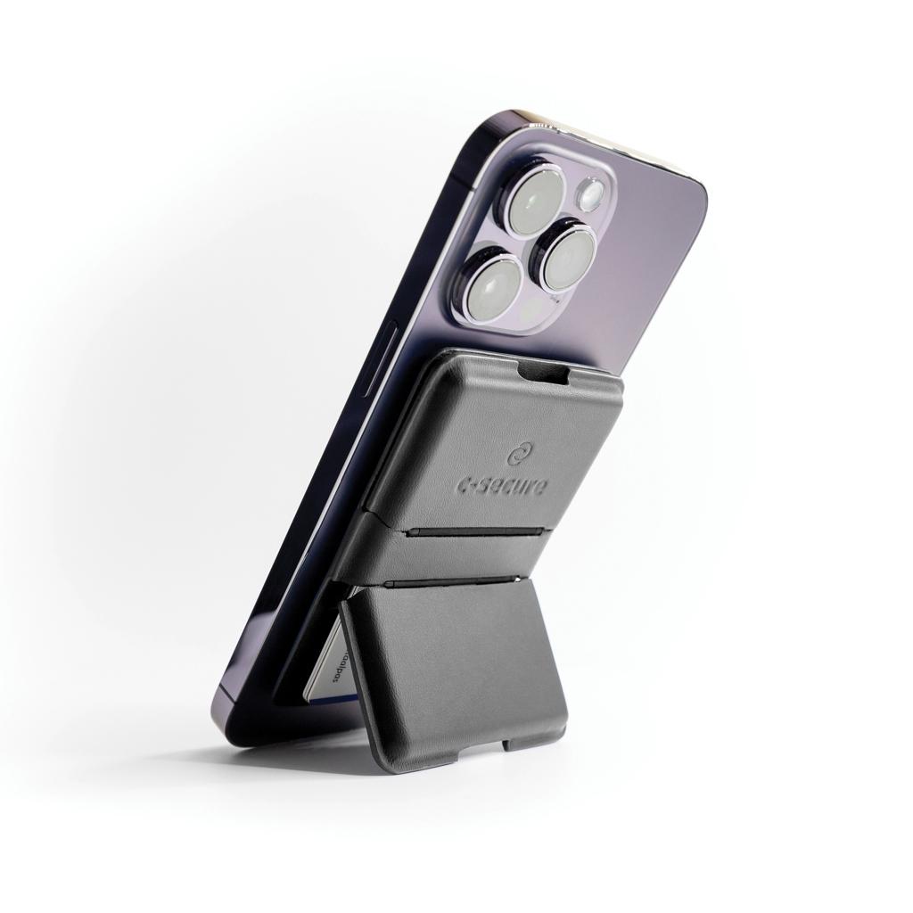 Portofel telefon C-secure Magsafe black