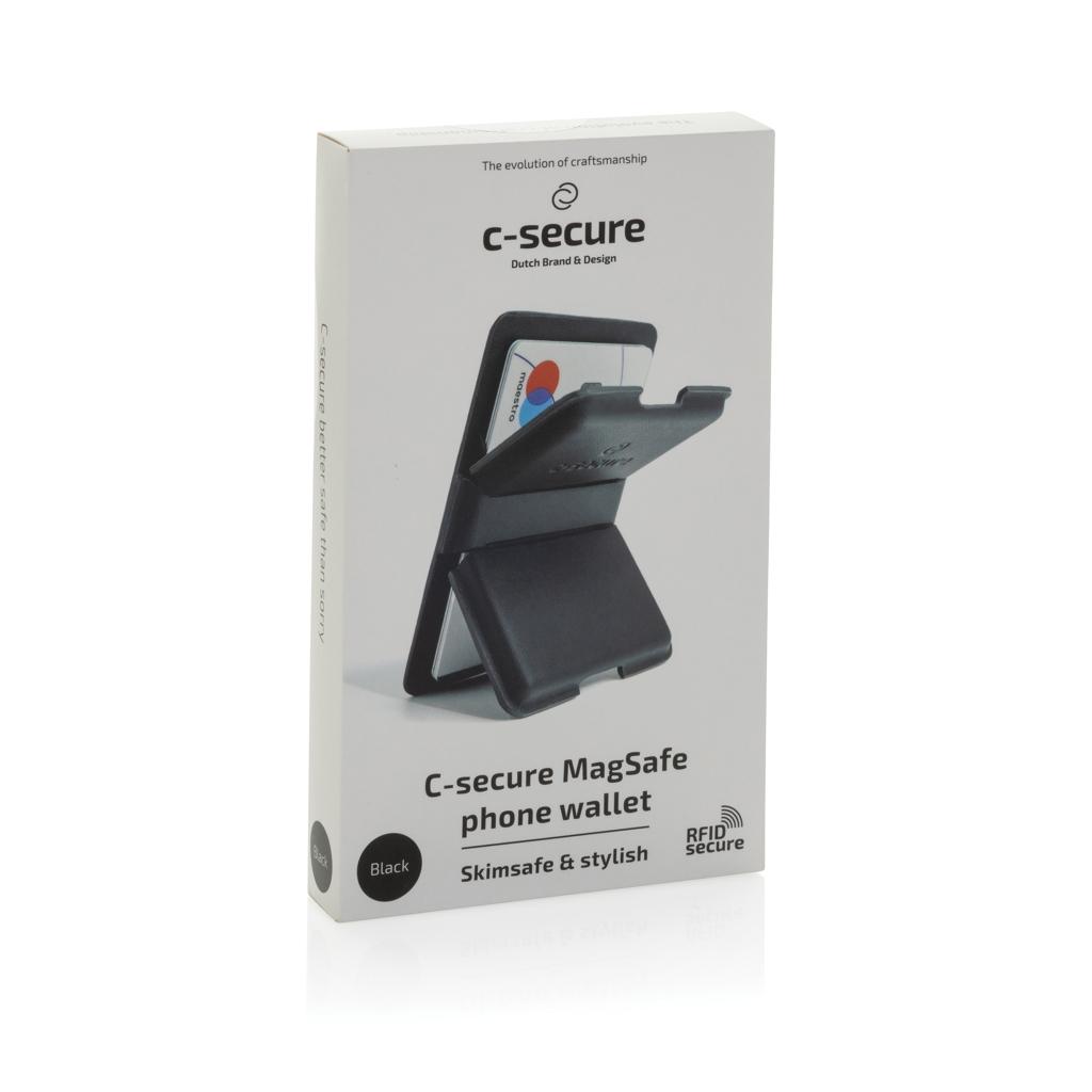 Portofel telefon C-secure Magsafe black