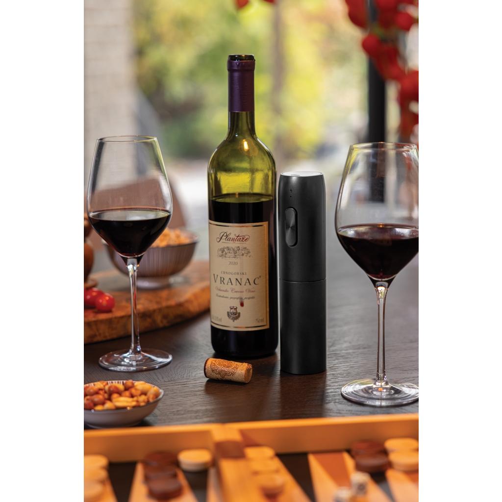 Deschizător vin electric Vino black