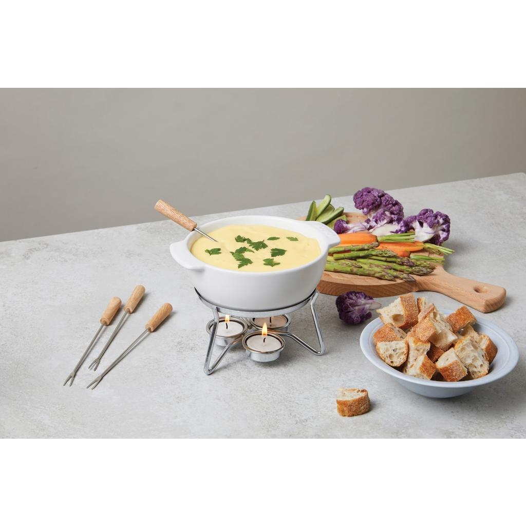 Set fondue brânză Boska 750 ml transparent