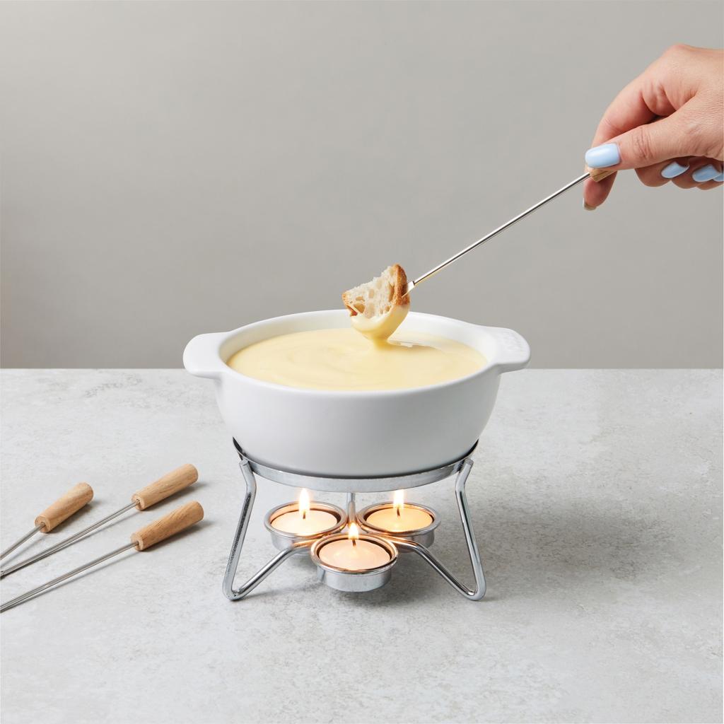 Set fondue brânză Boska 750 ml transparent