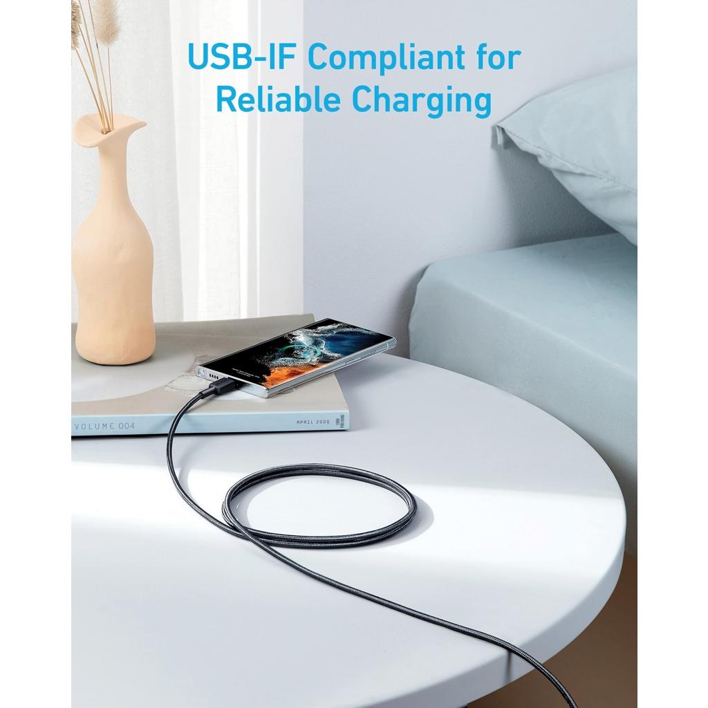 Cablu Anker USB-C 1.8 m 60W grey