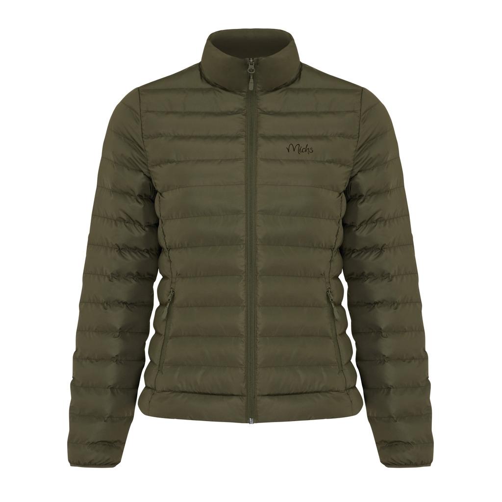 Geacă matlasată femei Iqoniq Maiko green 2XS