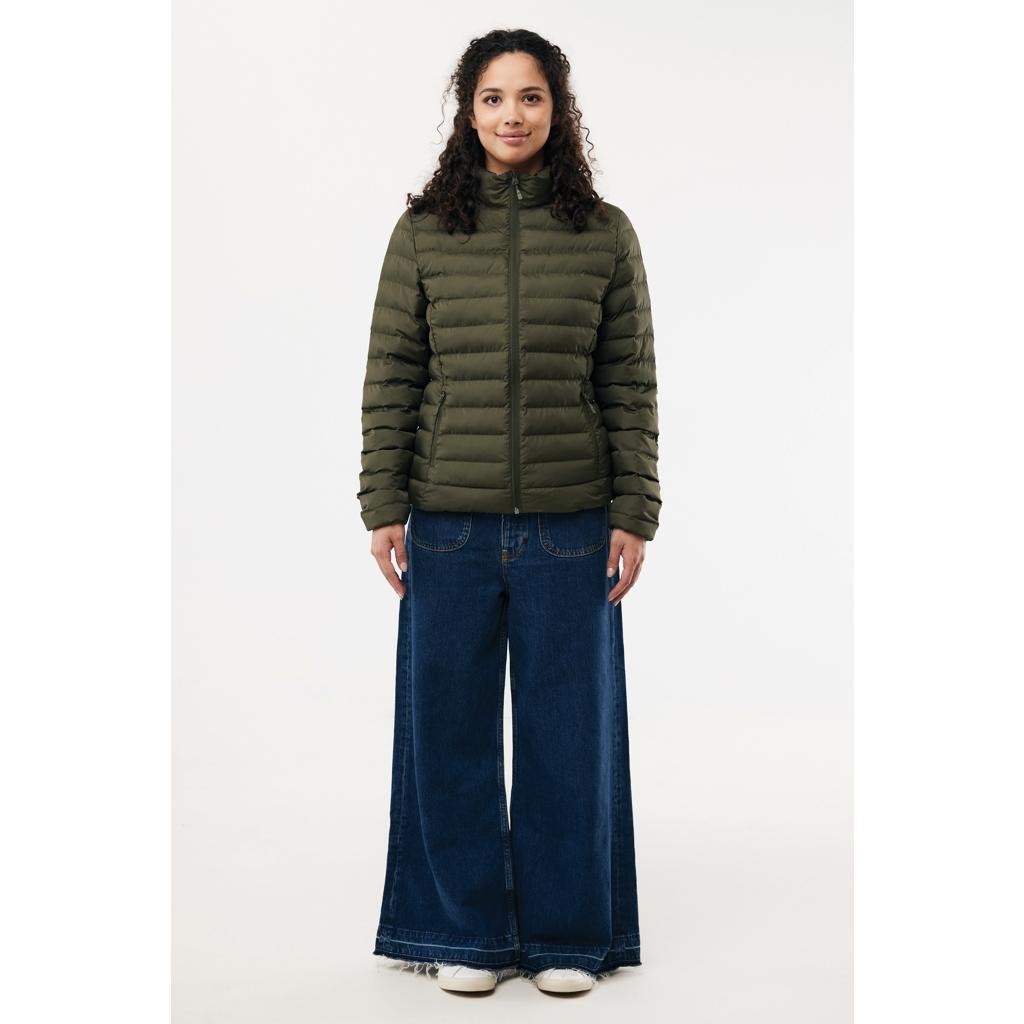 Geacă matlasată femei Iqoniq Maiko green 2XS
