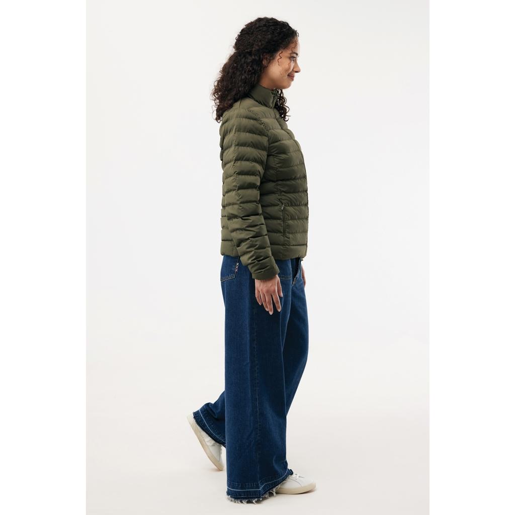Geacă matlasată femei Iqoniq Maiko green 2XS