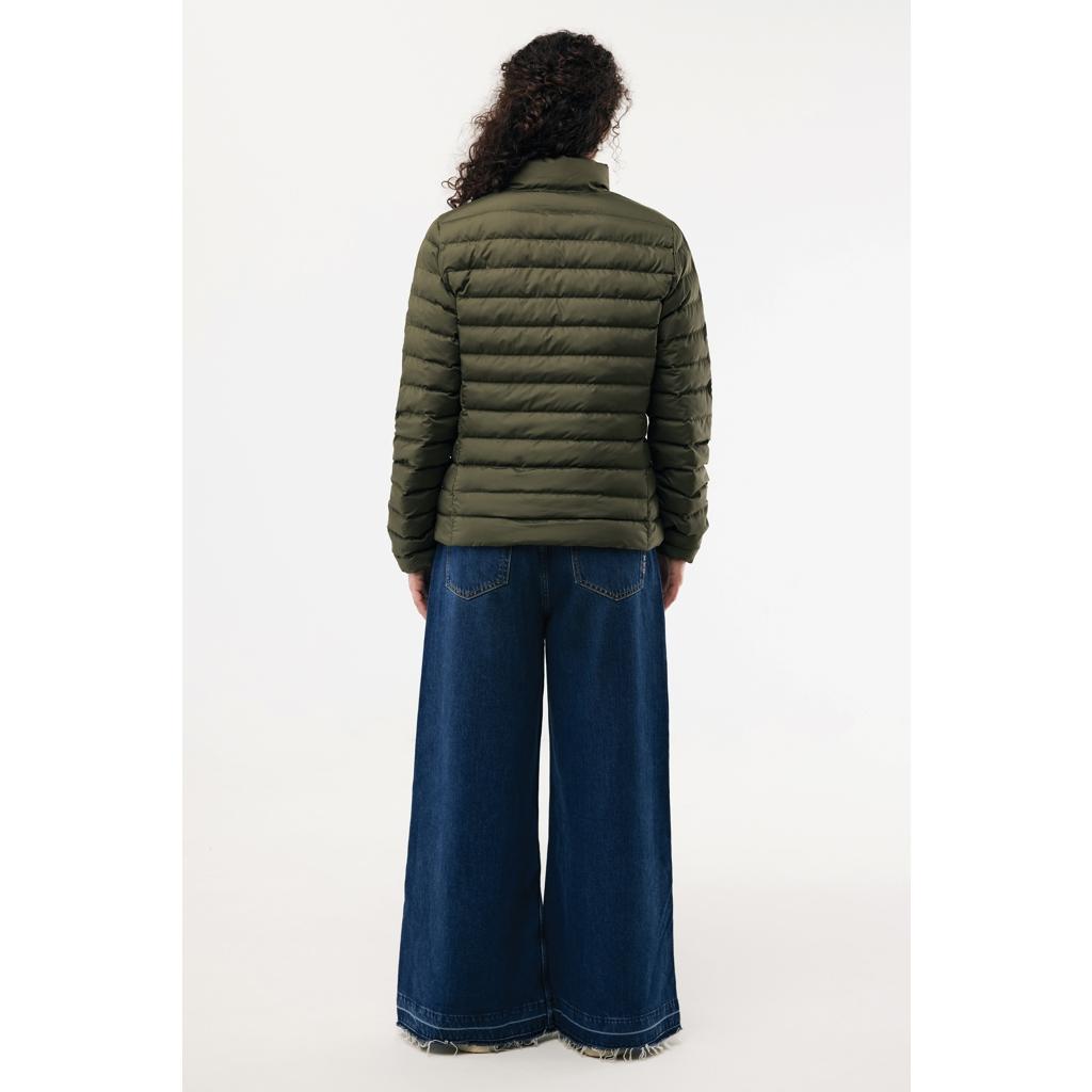 Geacă matlasată femei Iqoniq Maiko green 2XS