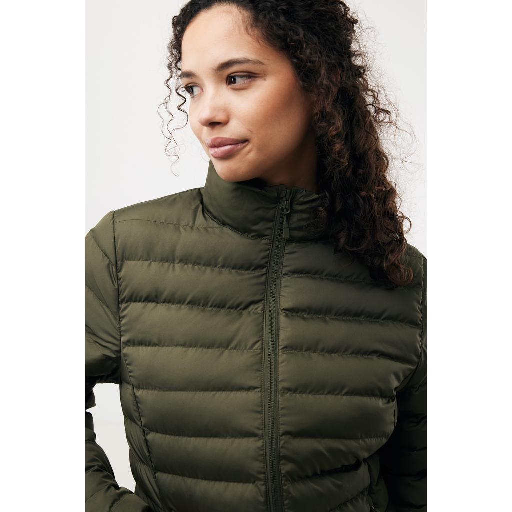 Geacă matlasată femei Iqoniq Maiko green 2XS