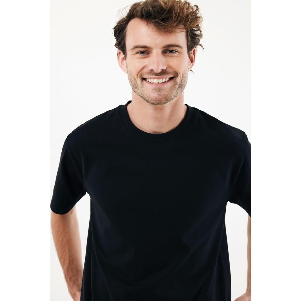 Tricou bumbac Iqoniq Nikko black 4XL
