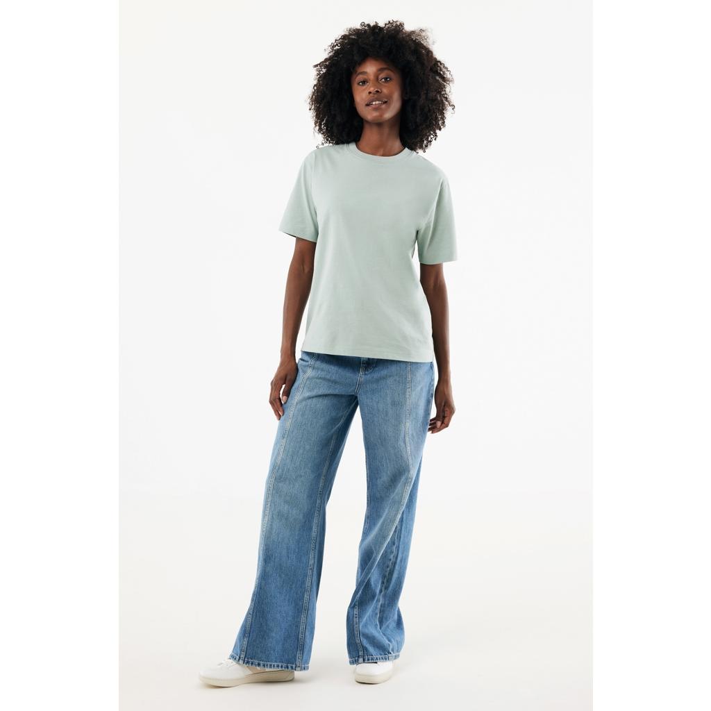 Tricou bumbac Iqoniq Nikko iceberg green 2XS