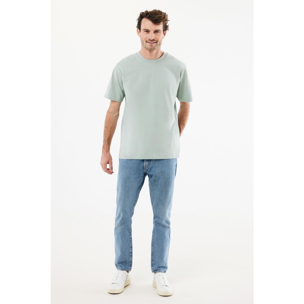 Tricou bumbac Iqoniq Nikko iceberg green 2XS