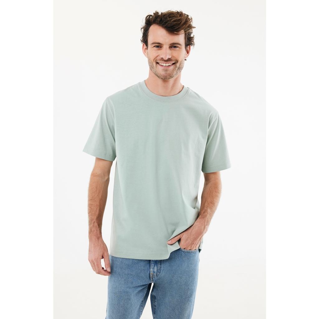Tricou bumbac Iqoniq Nikko iceberg green 2XS