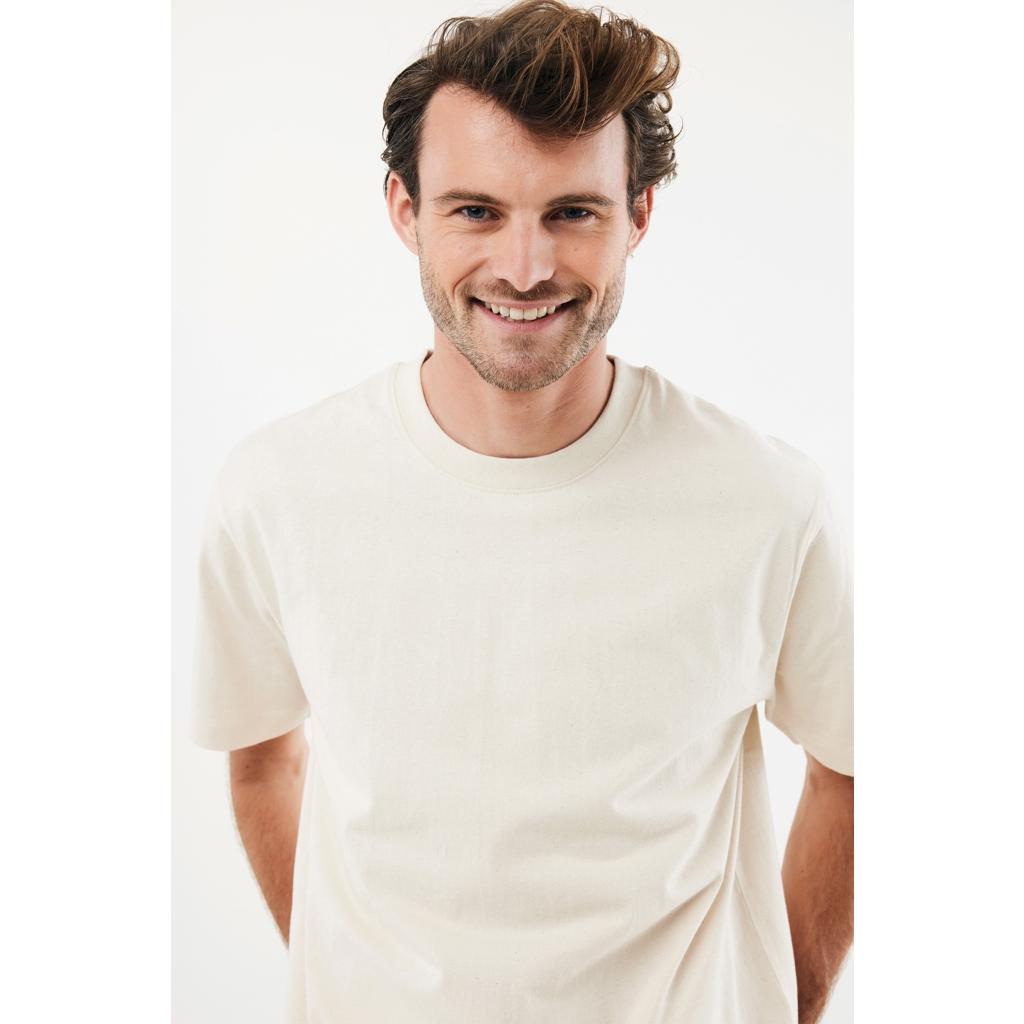 Tricou bumbac Iqoniq Nikko natural raw 5XL