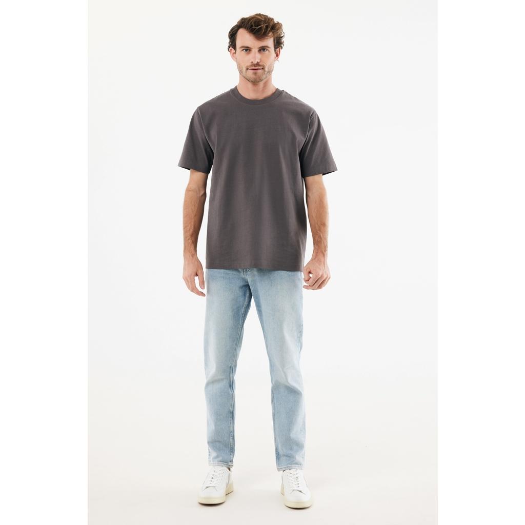 Tricou bumbac Iqoniq Nikko anthracite 3XL