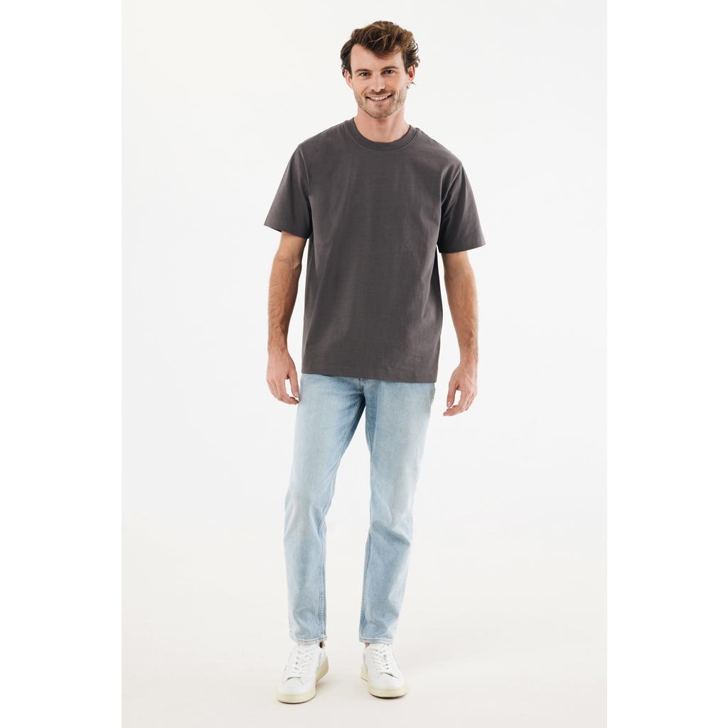 Tricou bumbac Iqoniq Nikko anthracite 3XL