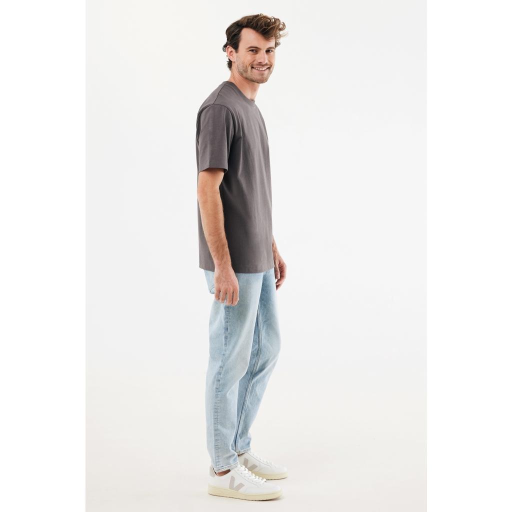 Tricou bumbac Iqoniq Nikko anthracite 3XL
