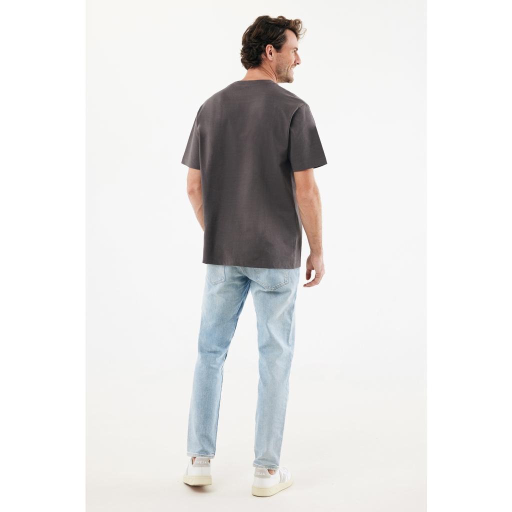 Tricou bumbac Iqoniq Nikko anthracite 3XL