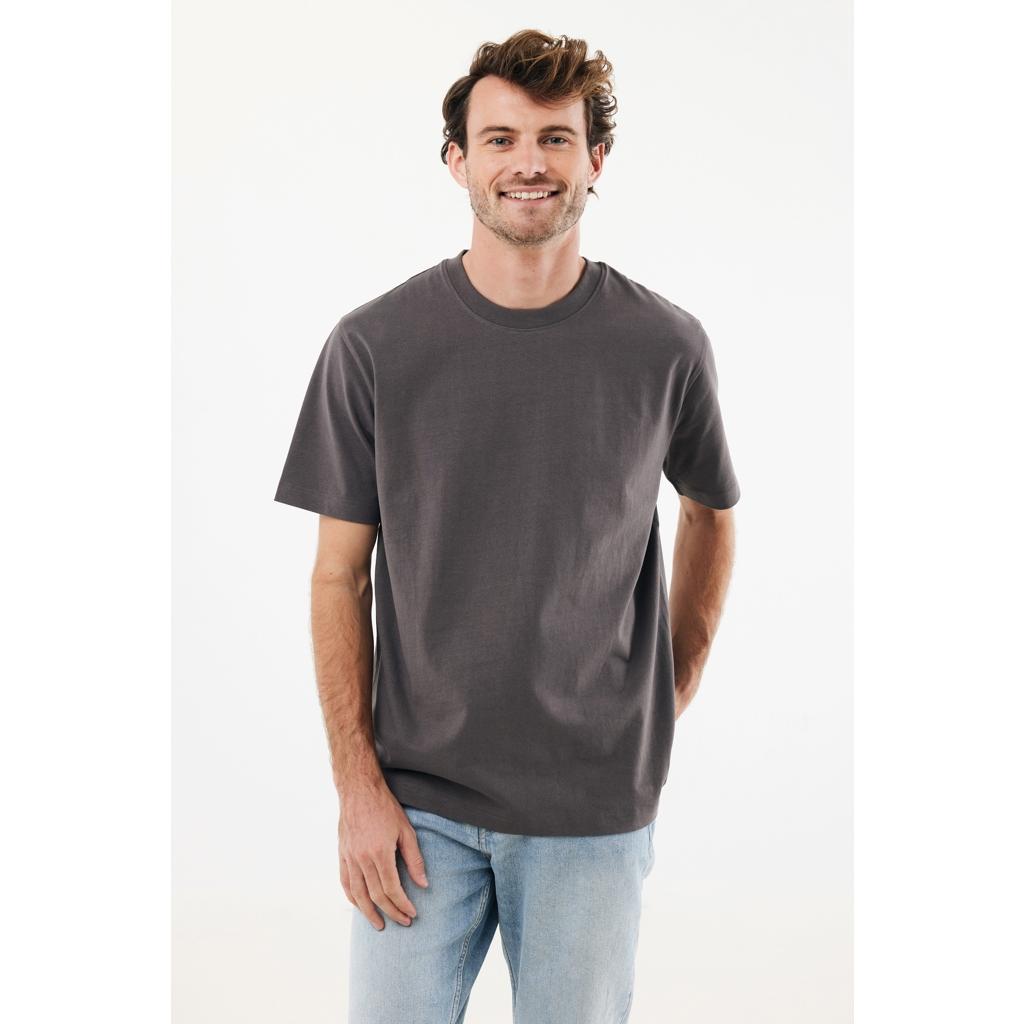 Tricou bumbac Iqoniq Nikko anthracite 3XL