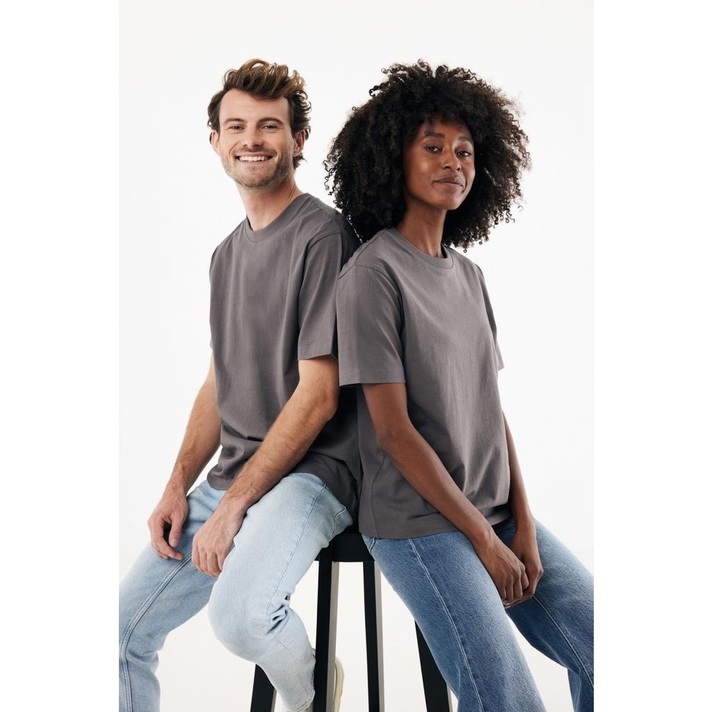 Tricou bumbac Iqoniq Nikko anthracite 3XL
