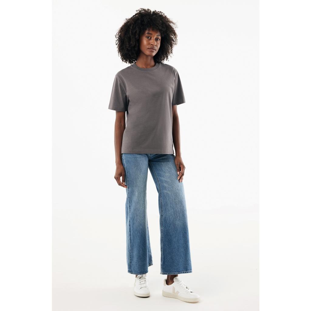 Tricou bumbac Iqoniq Nikko anthracite 3XL