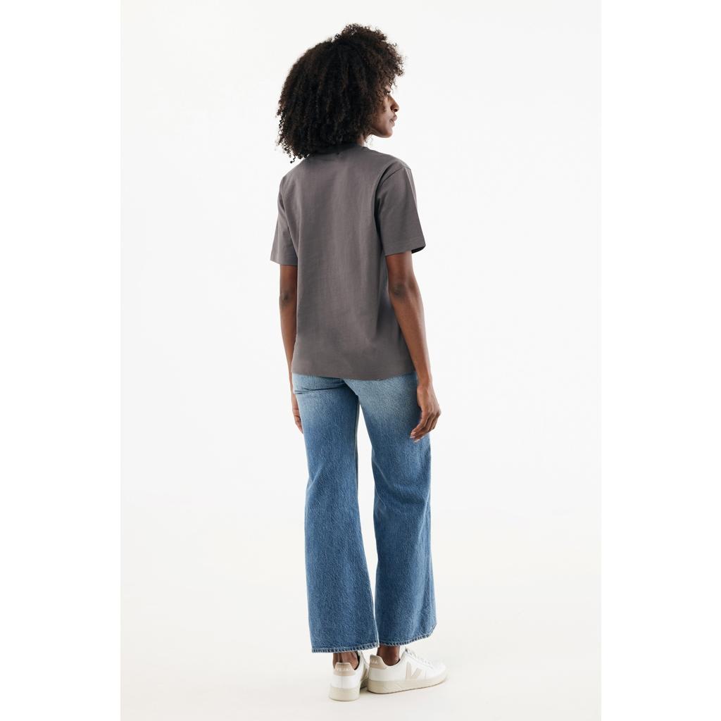 Tricou bumbac Iqoniq Nikko anthracite 3XL