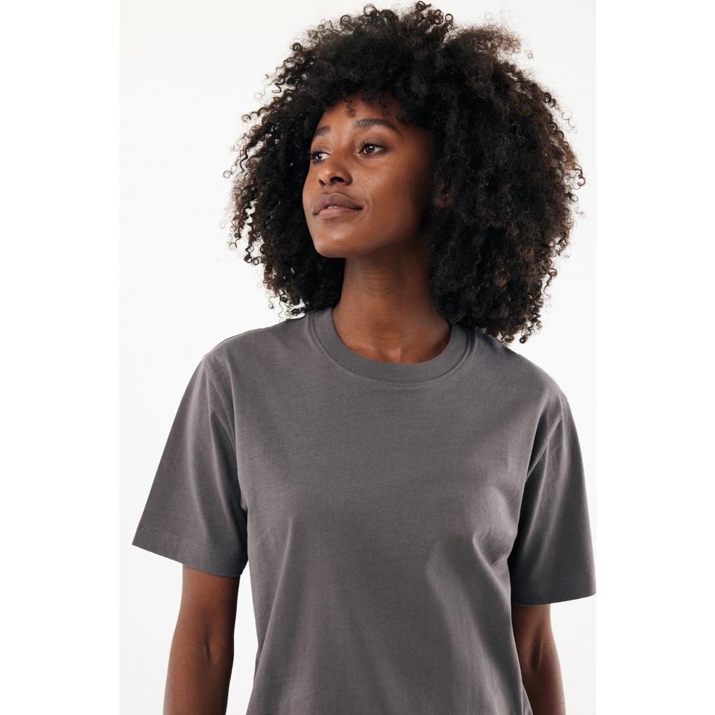 Tricou bumbac Iqoniq Nikko anthracite 3XL